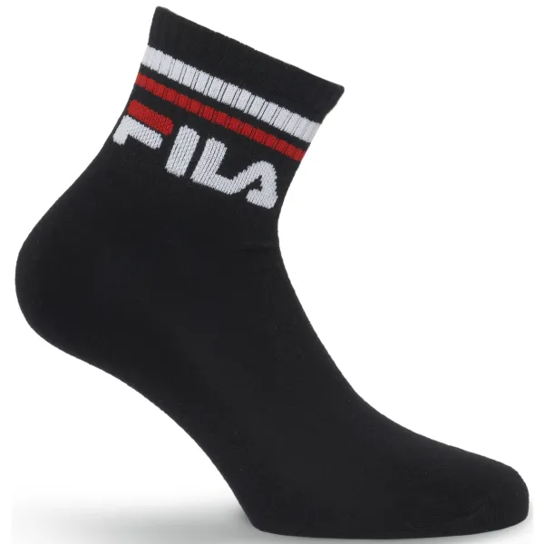  Șosete FILA QUARTER 3-PACK F9398 BLACK 