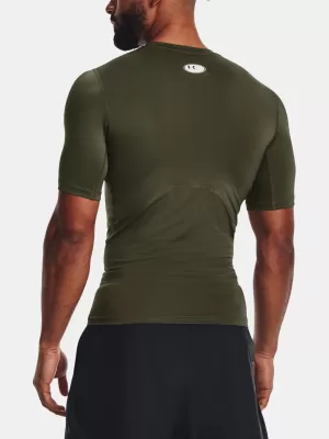 Tricou pentru bărbați UNDER ARMOUR HG ARMOUR COMP SS 1361518-390 VERDE