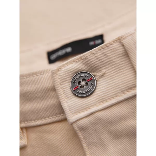  Pantaloni scurţi OMBRE OM-SRDS-0162 CREMĂ 