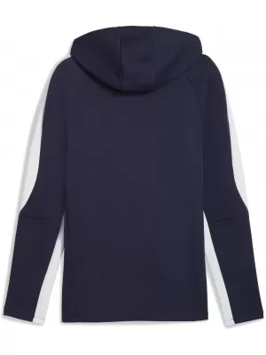 Panoul pentru bărbați PUMA TEAMEVOSTRIPE HOODY 659954_06 PUMA NAVY/PUMA SILVER