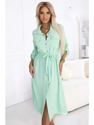 Rochie NUMOCO 531-4 ALBASTRU DESCHIS