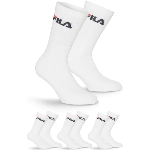  Șosete FILA TENNIS 3-PACK F9505 WHITE 