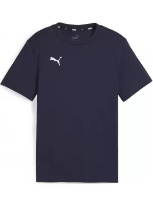 T -thirt PUMA TEAMGOAL CASUALS TEE JR 658616_06 PUMA NAVY/PUMA WHITE