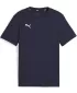 T -thirt PUMA TEAMGOAL CASUALS TEE JR 658616_06 PUMA NAVY/PUMA WHITE