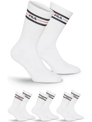 Șosete pentru bărbați FILA NORMAL 3-PACK F9092 WHITE