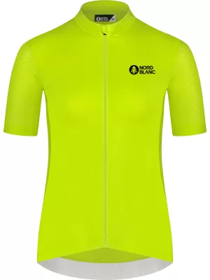 Jersey pentru ciclism pentru doamne NORDBLANC MILE NBSLF8216 CHIHLIMBAR
