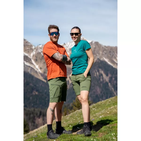  Pantaloni scurți pentru bărbați în aer liber norblanc nbspm8192 Green Day Nordblanc 