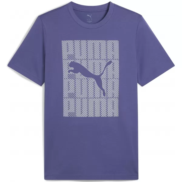  Tricou bărbătesc PUMA GRAPHICS WORDING TEE 684825_46 CRISTAL ALBASTRU 