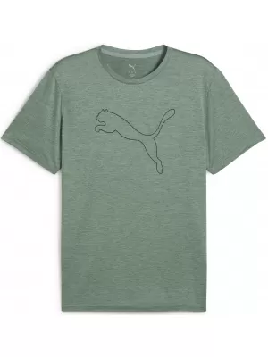 Cămaşă PUMA M TAD ESS HEATHER CAT TEE 525907_30 GREEN MOON HEATHER