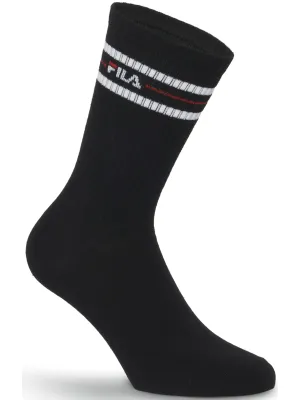 Șosete pentru bărbați FILA NORMAL 3-PACK F9092 BLACK