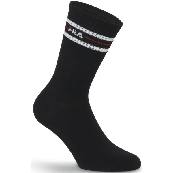  Șosete pentru bărbați FILA NORMAL 3-PACK F9092 BLACK 