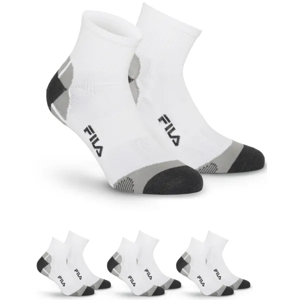  Șosete FILA MULTISPORT 3-PACK F1615 WHITE 