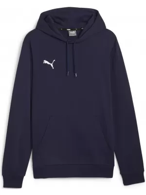 Panoul pentru bărbați PUMA TEAMGOAL CASUALS HOODY 658618_06 PUMA NAVY/PUMA WHITE