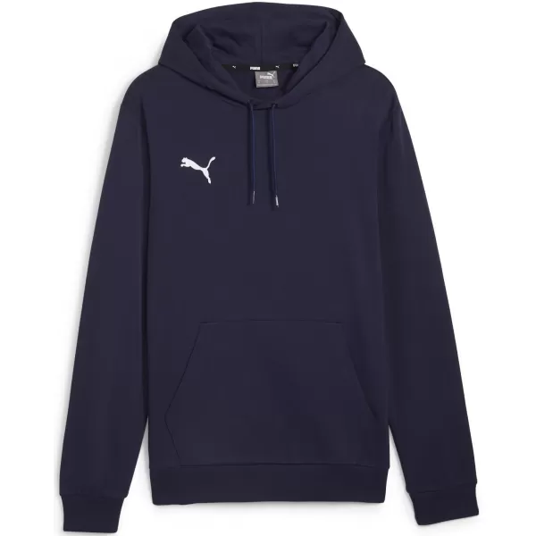  Panoul pentru bărbați PUMA TEAMGOAL CASUALS HOODY 658618_06 PUMA NAVY/PUMA WHITE 