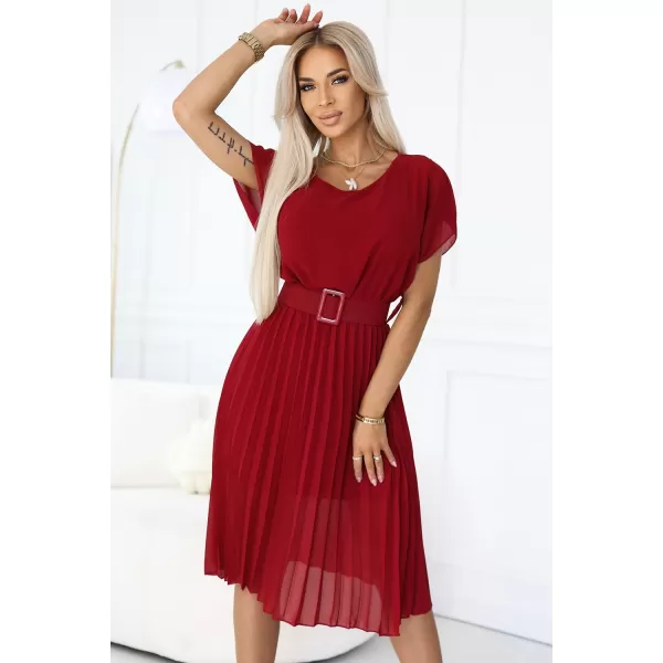  Rochie NUMOCO 465-5 BURGUNDIA 
