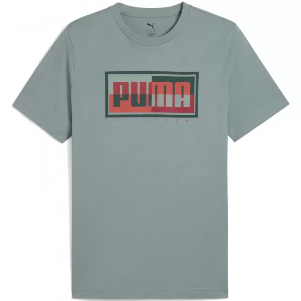  Tricou bărbătesc PUMA GRAPHICS BOX TEE 684827_30 LUNA VERDE 