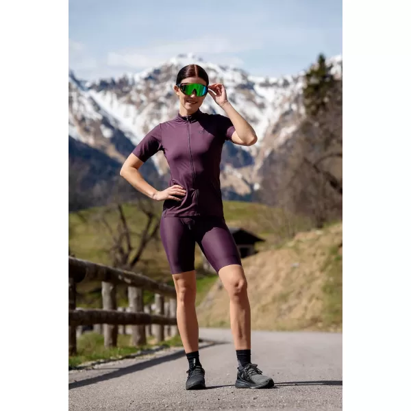  Pantaloni scurți pentru biciclete pentru doamne NORDBLANC ATLAS NBSPL8218 MARO 