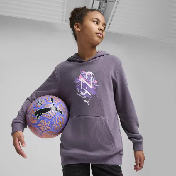  Panouri pentru bebeluși PUMA NEYMAR JR CREATIVITYHOODIEJR 660100_01 CĂRBUNE PURPURIU 
