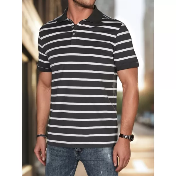  Mens t -thirt cu guler DSTREET PX0639 GRI DESCHIS 