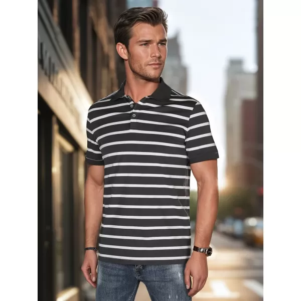  Mens t -thirt cu guler DSTREET PX0639 GRI DESCHIS 