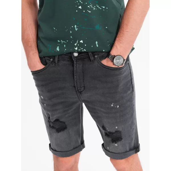  Pantaloni scurţi OMBRE OM-SRDS-0186 GRI 