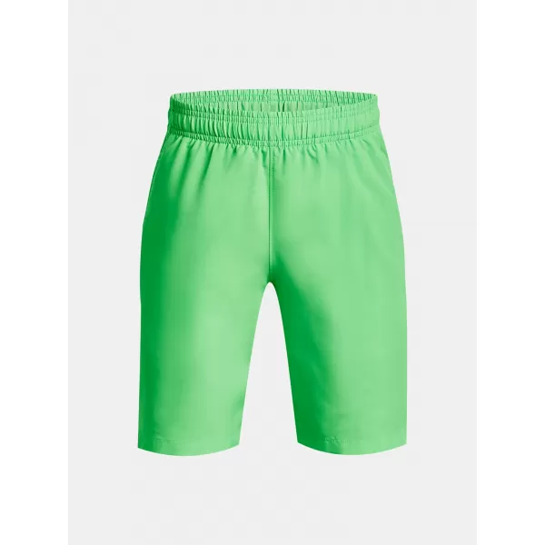  Pantaloni scurți pentru băieți UNDER ARMOUR WOVEN GRAPHIC SHORTS 1370178-316 VERDE 