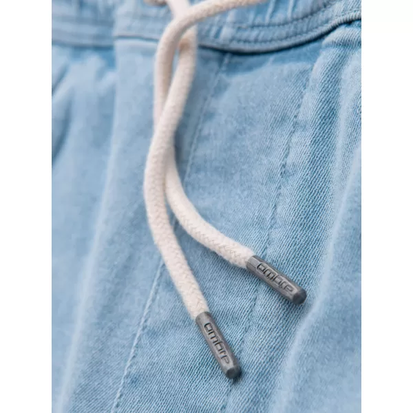  Pantaloni scurți pentru bărbați OMBRE OM-SRDS-0192 ALBASTRU DESCHIS 