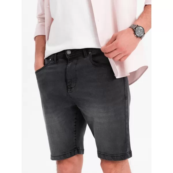  Pantaloni scurţi OMBRE OM-SRDS-0171 NEGRU 