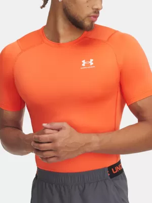 Tricou pentru bărbați UNDER ARMOUR HG ARMOUR COMP SS 1361518-847 PORTOCALE