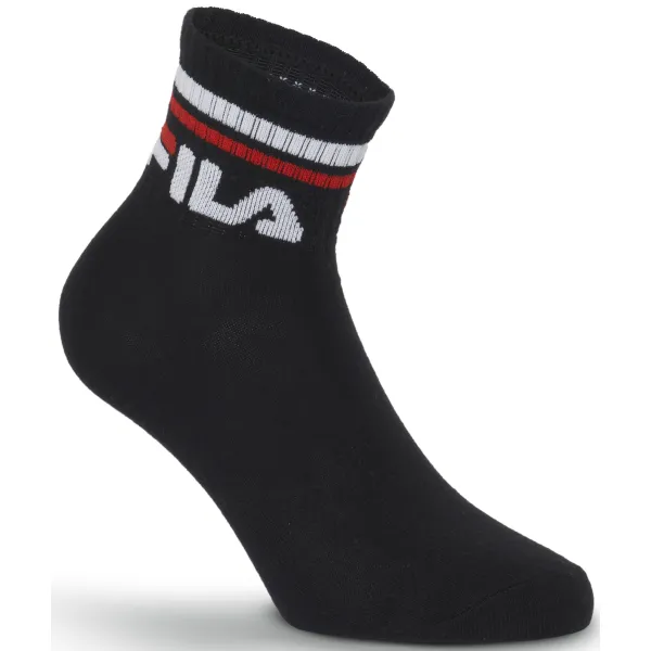  Șosete FILA QUARTER 3-PACK F9398 BLACK 