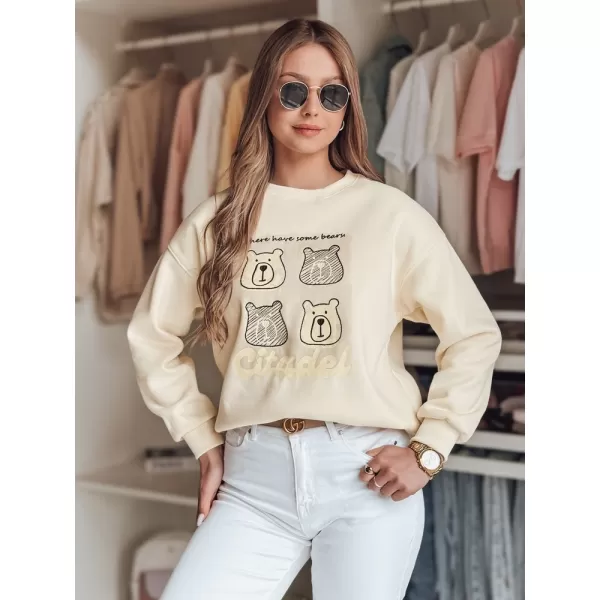  Panoul pentru doamne DSTREET MISOBEARS BY1435 ALB 