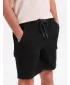 Pantaloni scurți pentru bărbați OMBRE OM-SRCG-0190 NEGRU