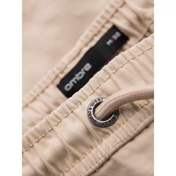 Pantaloni scurți pentru bărbați OMBRE OM-SRCG-0190 BEJ 