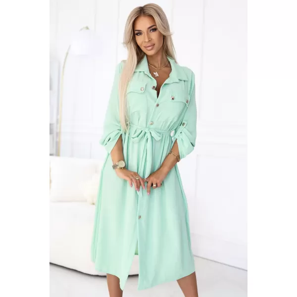  Rochie NUMOCO 531-4 ALBASTRU DESCHIS 