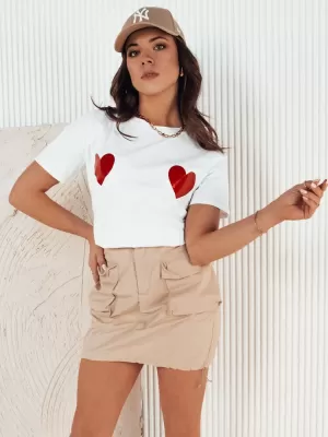 Tricou pentru femei DSTREET PALIS RY2432 ALB