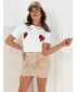 Tricou pentru femei DSTREET PALIS RY2432 ALB