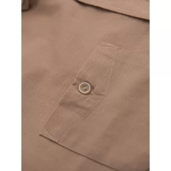  Cămaşă OMBRE OM-SHCS-0134 MARO DESCHIS 