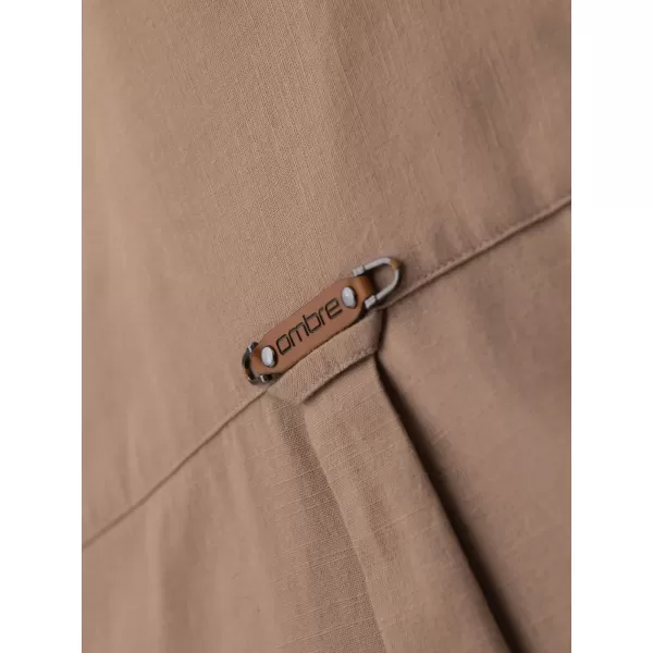  Cămaşă OMBRE OM-SHCS-0134 MARO DESCHIS 