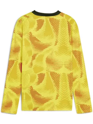 Jersey pentru copii PUMA TEAMTARGET GK LS JERSEY JR 706521_23 FLURO YELLOW PES / FLURO PES GALBEN /PUMA NEGRU