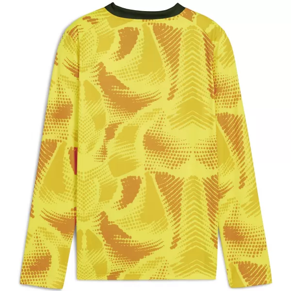  Jersey pentru copii PUMA TEAMTARGET GK LS JERSEY JR 706521_23 FLURO YELLOW PES / FLURO PES GALBEN /PUMA NEGRU 
