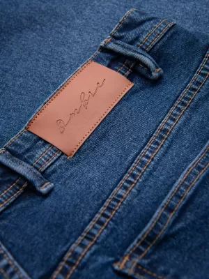 Pantaloni scurţi OMBRE OM-SRDS-0171 ALBASTRU ÎNCHIS