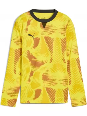 Jersey pentru copii PUMA TEAMTARGET GK LS JERSEY JR 706521_23 FLURO YELLOW PES / FLURO PES GALBEN /PUMA NEGRU