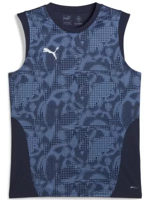 Jersey pentru bărbați PUMA TEAMCUP TRAINING SL JERSEY 659168_06 PUMA NAVY/PUMA SILVER