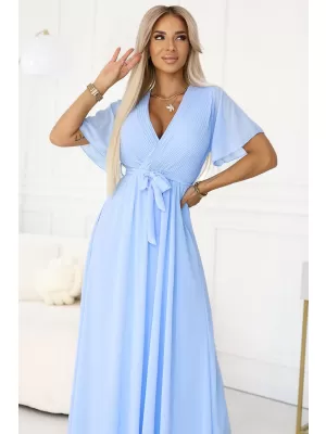 Rochie NUMOCO 545-2 ALBASTRU DESCHIS