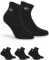 Șosete FILA QUARTER 3-PACK F9303 BLACK