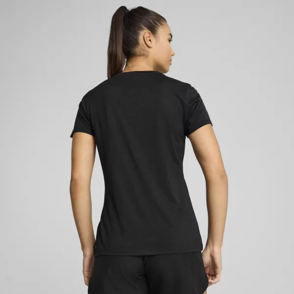  Cămaşă PUMA TAD ESSENTIAL W HEATHER TEE 525893_01 PUMA BLACK HEATHER 