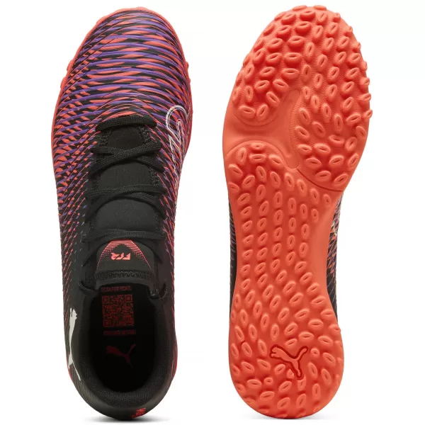  Cizme PUMA FUTURE 8 PLAY TT 108378_01 NEGRU/ALB/ROȘU STRĂLUCITOR 