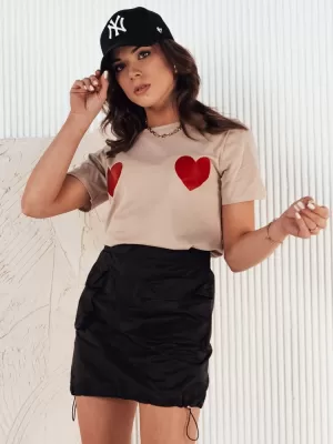 Tricou pentru femei DSTREET PALIS RY2431 BEJ