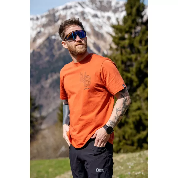  Men's T -Shirt Nordblanc NBSMT8161 Orange Nordblanc 