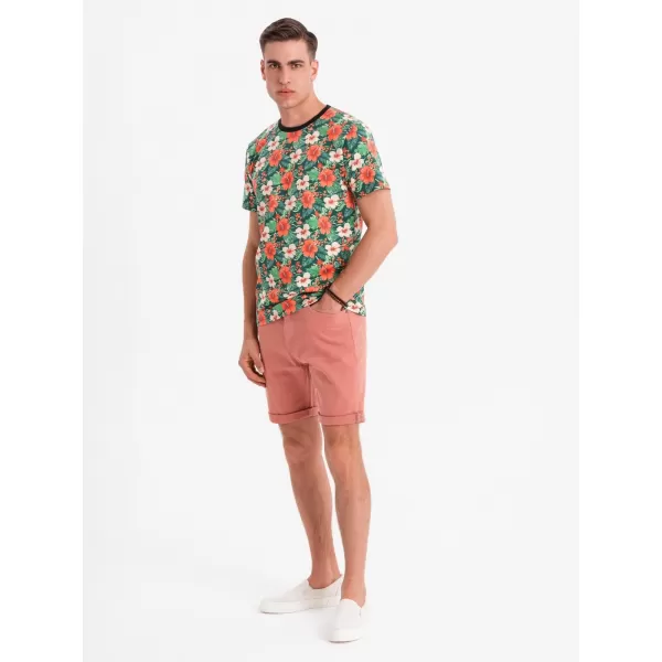  Pantaloni scurţi OMBRE OM-SRDS-0162 CORAL 